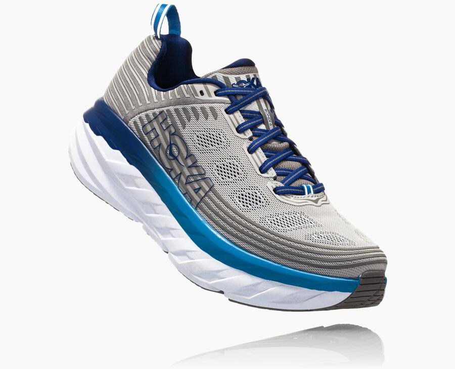 Hoka One One Løbesko Herre - Bondi 6 - Grå - 856901ZXE